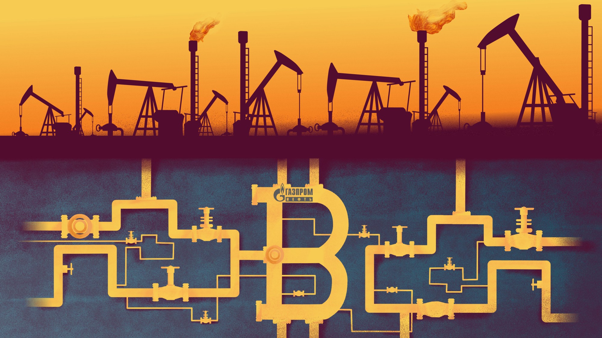 Oliegigant Gazprom Neft gaat bitcoins minen met overtollig gas - Bitcoin.nl