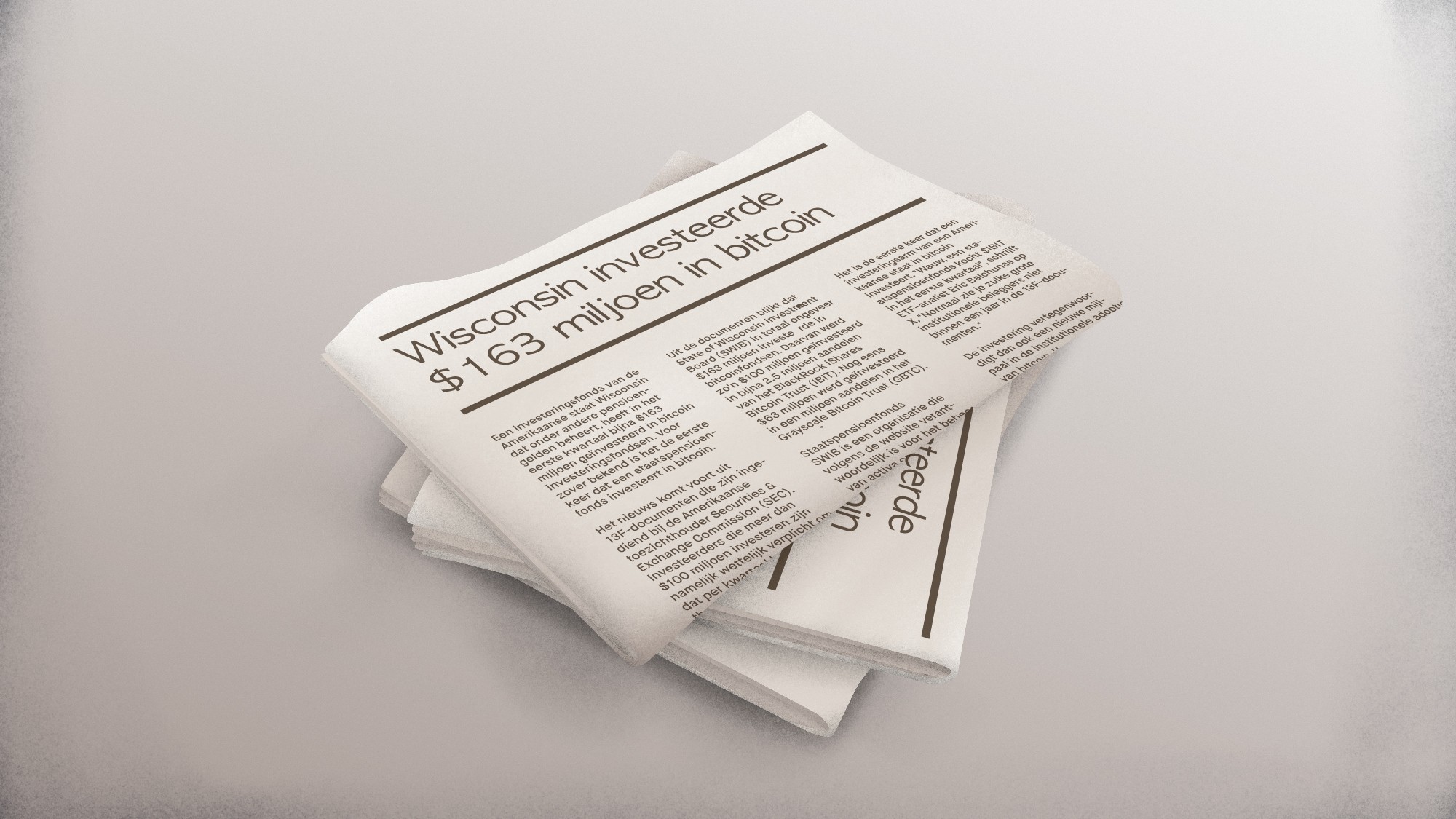 Staatspensioenfonds Wisconsin investeerde $163 miljoen in bitcoin - Bitcoin. nl