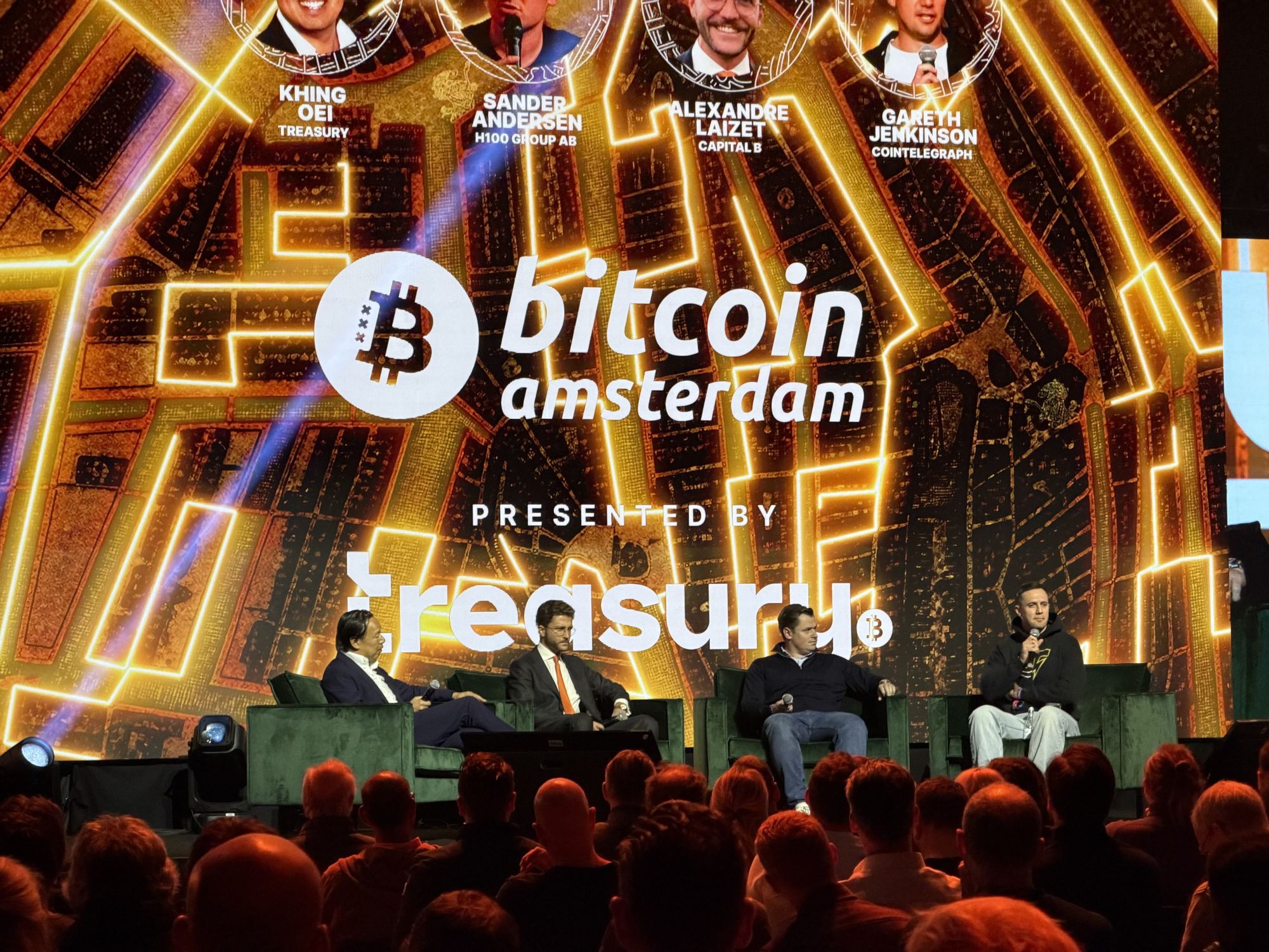 Sfeerfoto van Bitcoin Amsterdam 2025 in de SugarFactory